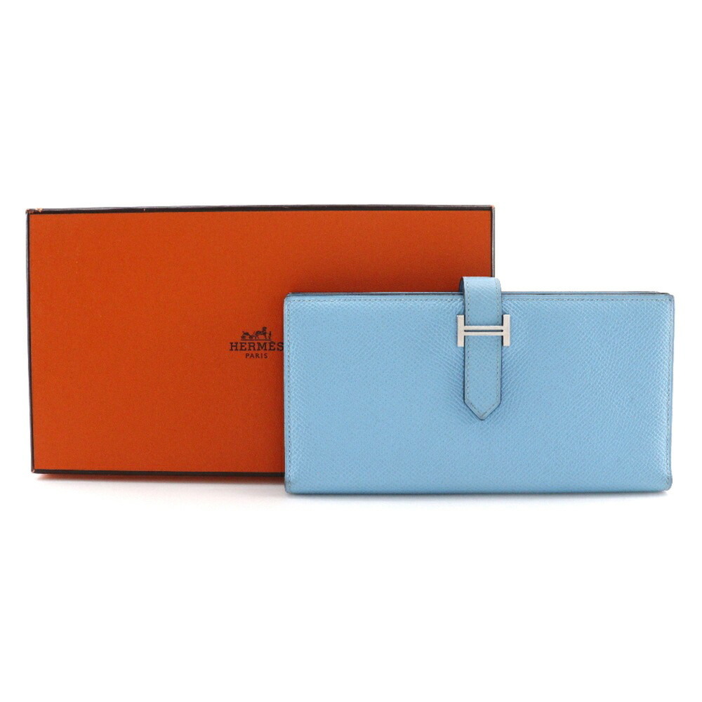HERMES Blue Bean Wallet - Picture 15 of 15
